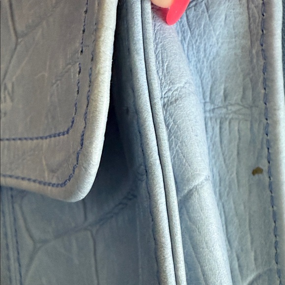 Blue Crossbody Bag by American Leather Co NWOT - Picture 13 of 13